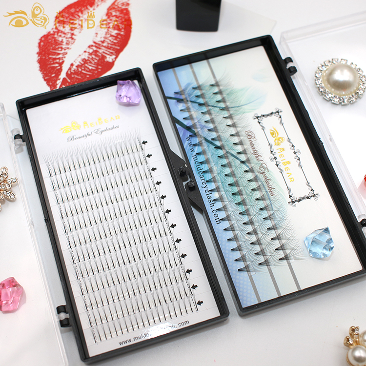 Best quality Pre-fanned russian volume eyelash extension with own brand name design